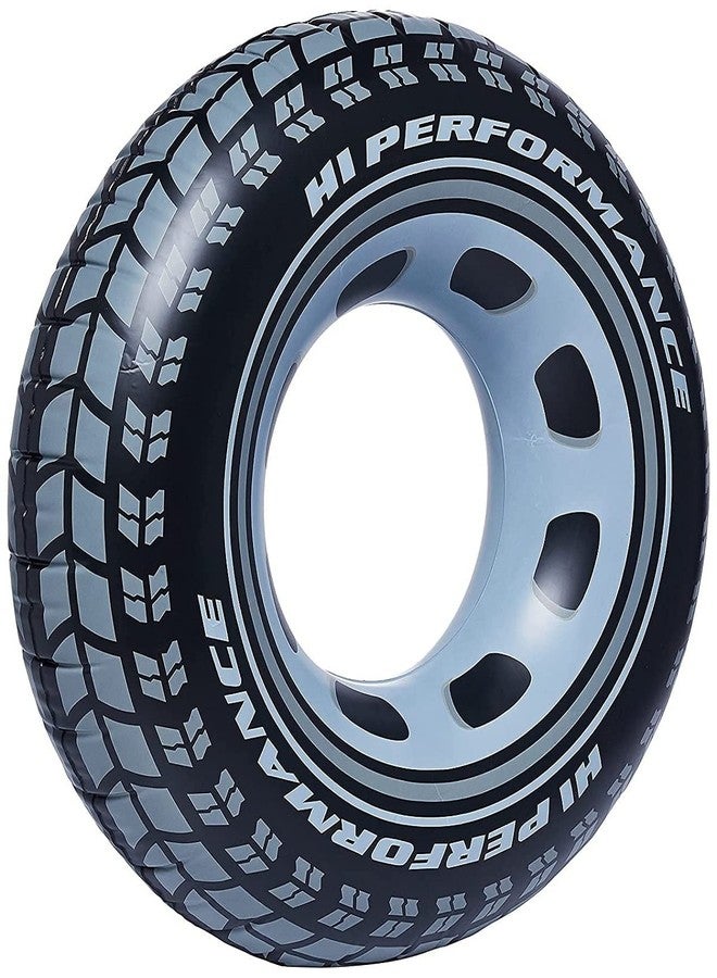 ClearChoice:- Adult Giant Tire Inflatable Floating Swimming Tube Tyre Adult Swimming Ring(Size - 36''inch)(9 + Years Up)(1 PIS) - Image 1